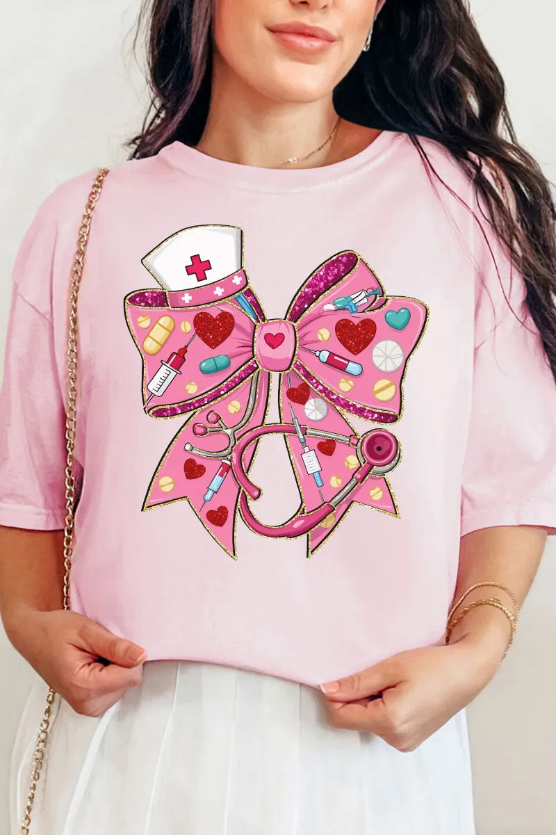 Nurse At Heart Comfort Colors Adult Ring-Spun Cotton Tee
