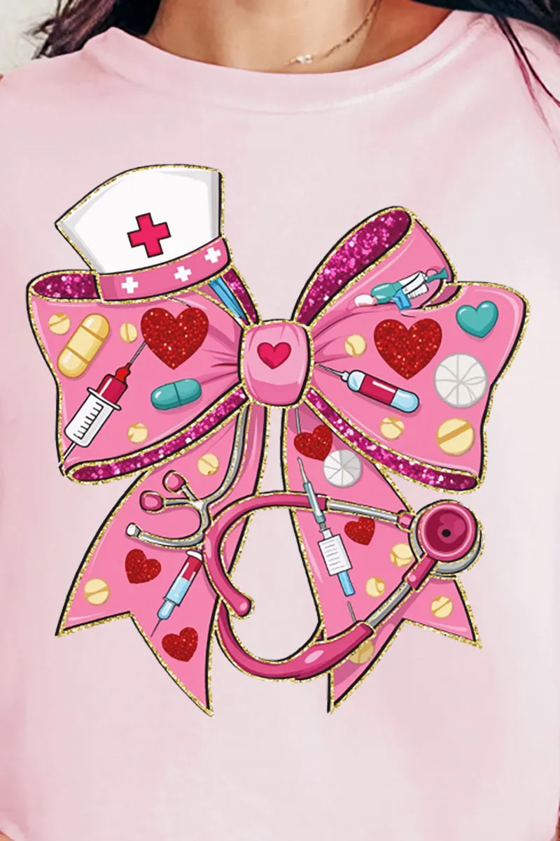 Nurse At Heart Comfort Colors Adult Ring-Spun Cotton Tee