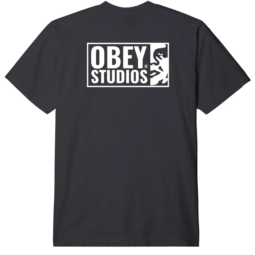 Obey studios icon heavyweight tee