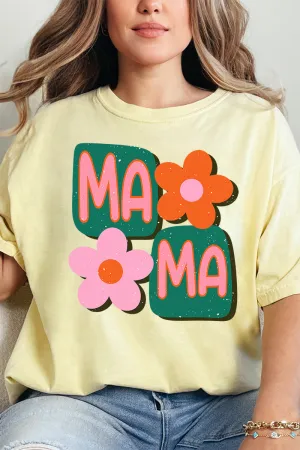 Orange Groovy Mama Comfort Colors Adult Ring-Spun Cotton Tee