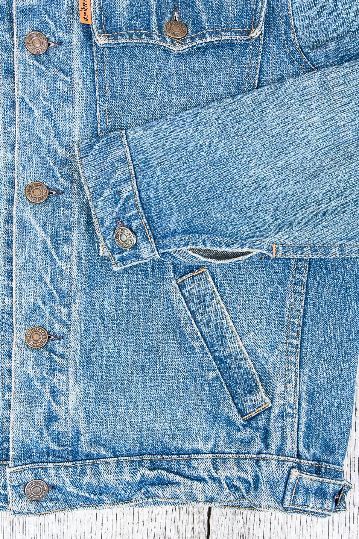 Original Vintage Levi's Big E 1960s Orange Tab Jacket