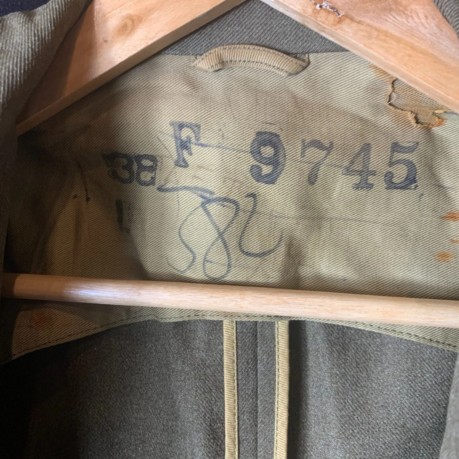 Original WW2 US Army Class A Dress Jacket 1940 - Private Ryan Prop - 38" Large