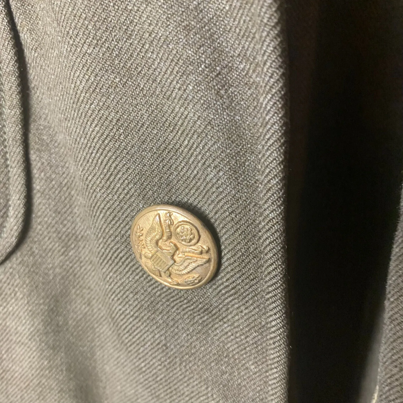 Original WW2 US Army Class A Dress Jacket 1940 - Private Ryan Prop - 38" Large