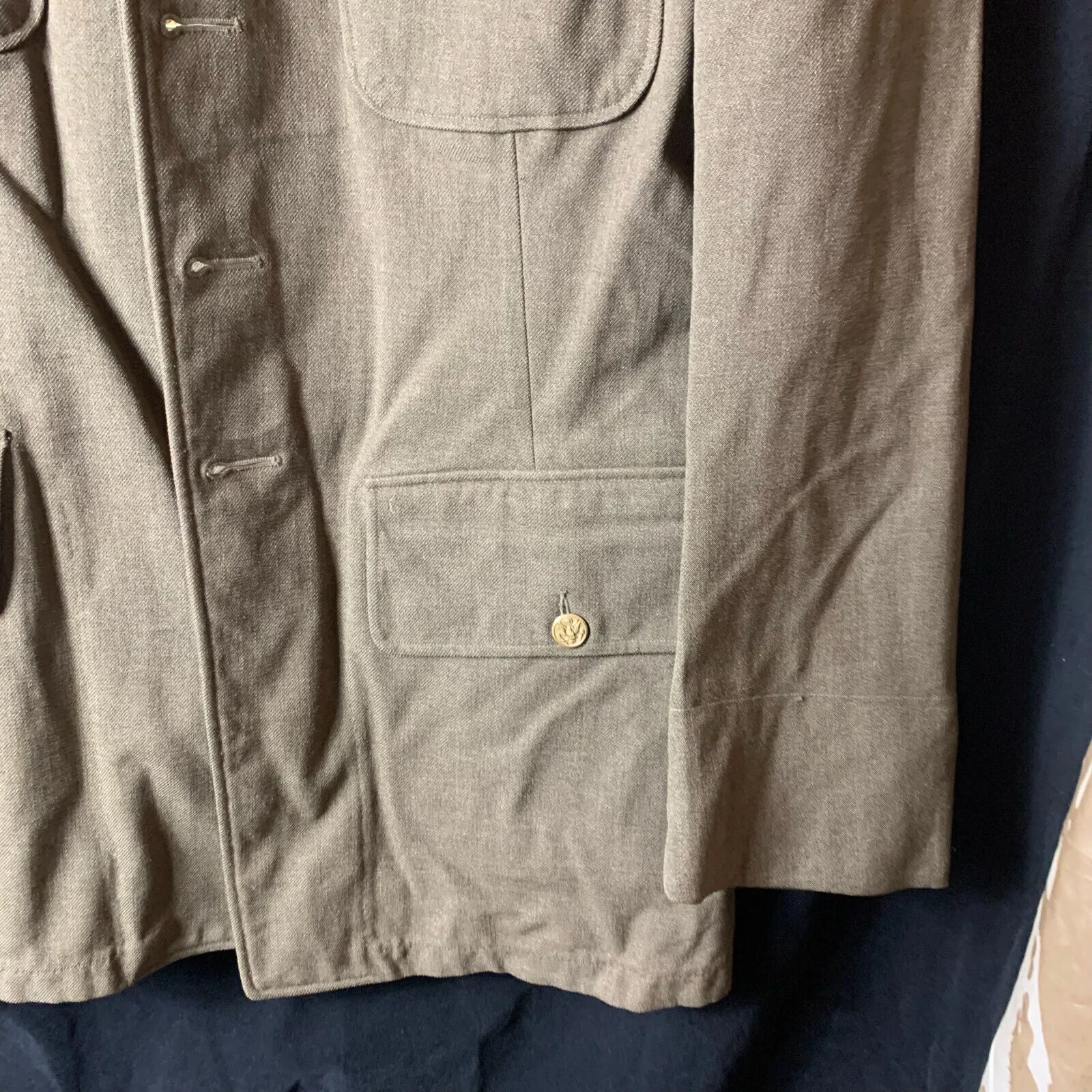 Original WW2 US Army Class A Dress Jacket - Private Ryan Prop - 39 Regular