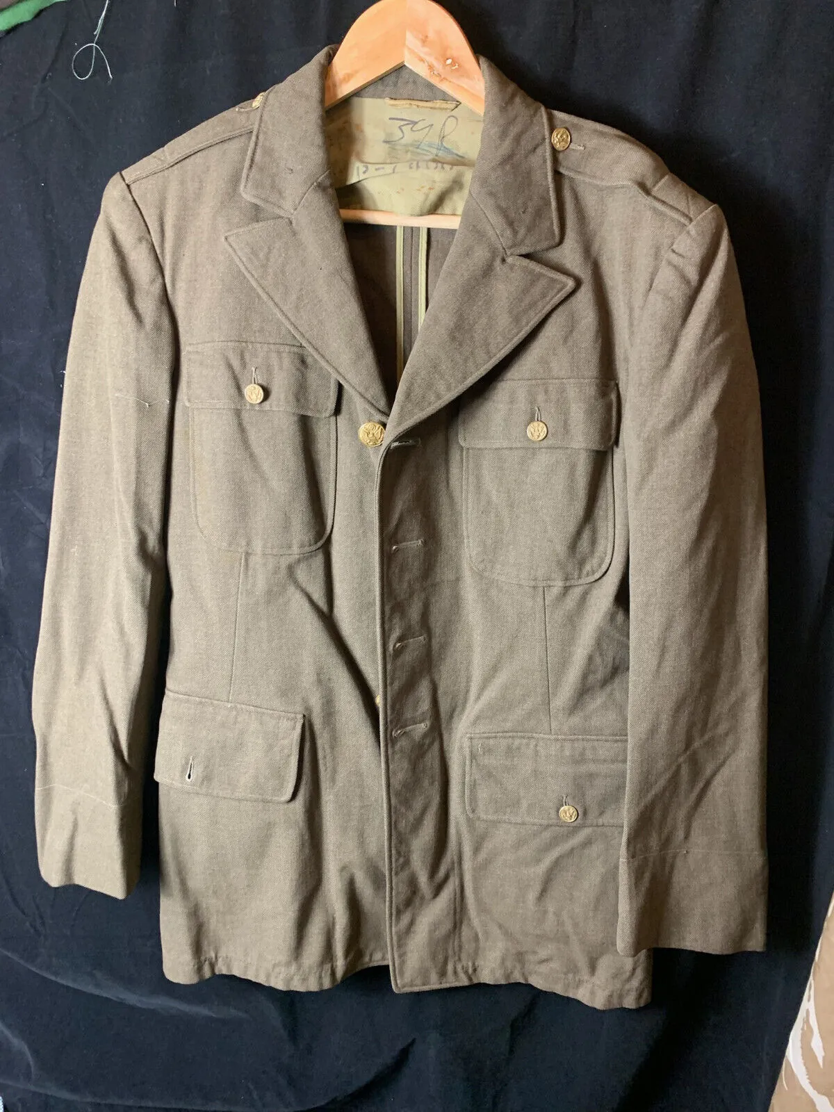 Original WW2 US Army Class A Dress Jacket - Private Ryan Prop - 39 Regular