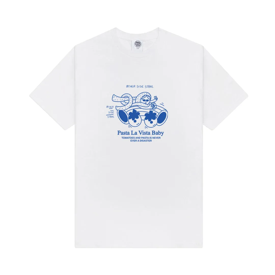 Other Side Store 'Pasta La Vista' Tee - White