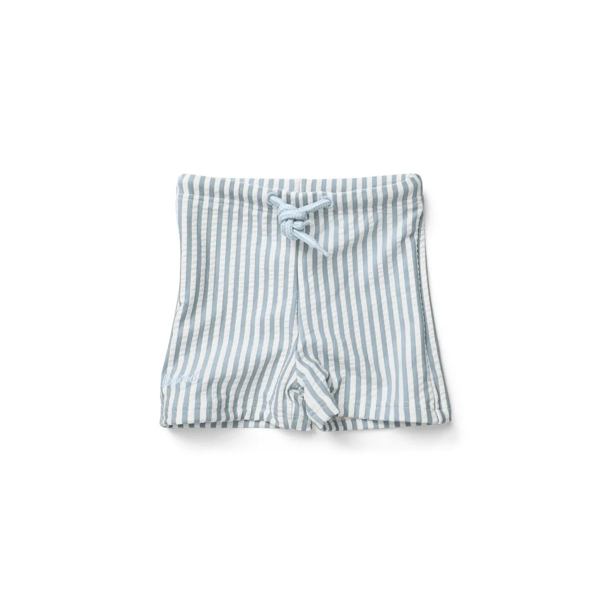 Otto Swim Pants - Y/D stripe: Sea blue/white