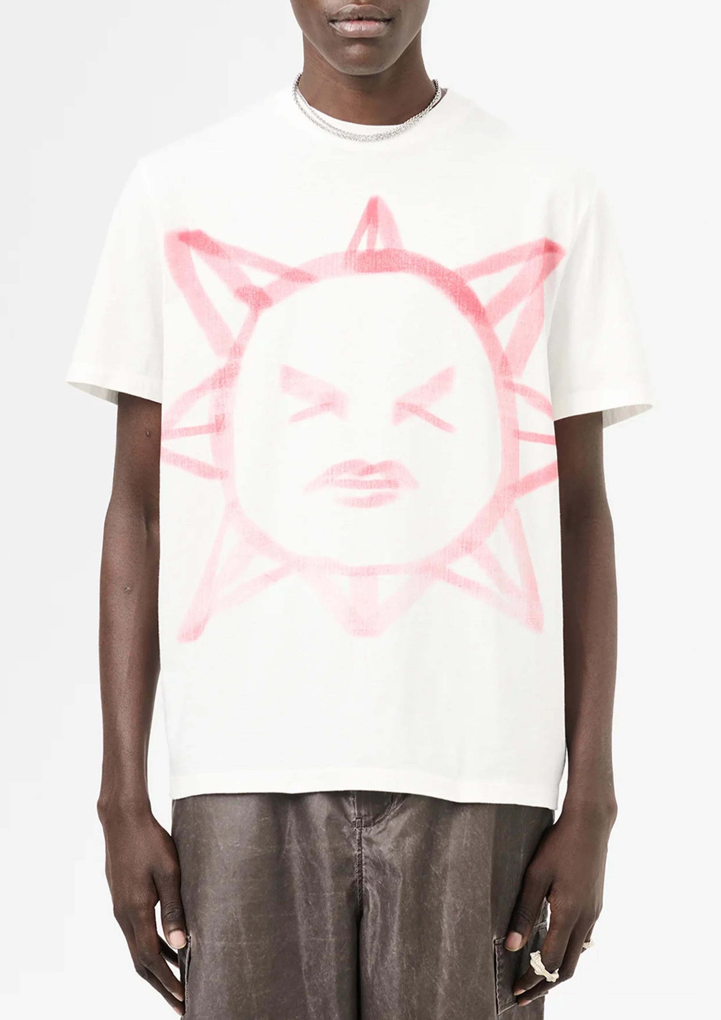 OUR LEGACY - BOX T-SHIRT SQUINTING SUN LEGACY JERSEY