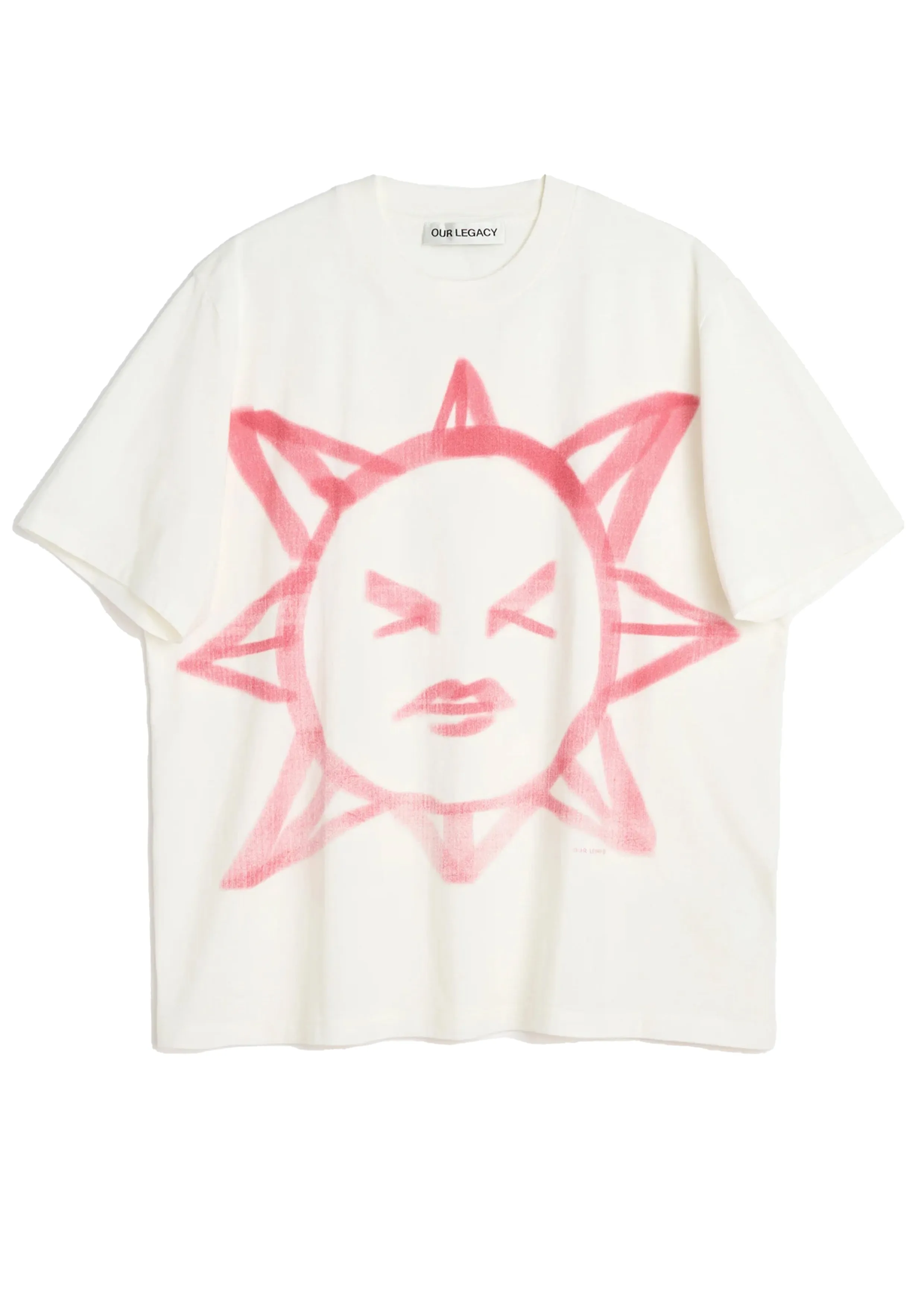 OUR LEGACY - BOX T-SHIRT SQUINTING SUN LEGACY JERSEY