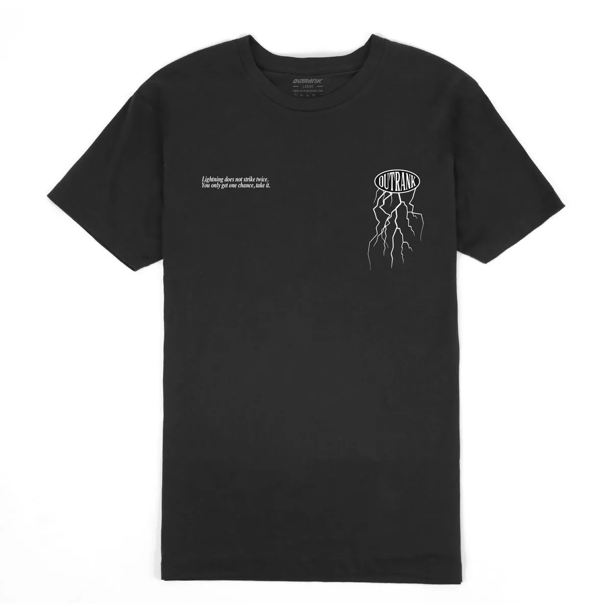 Outrank Lightning Tee (Black)