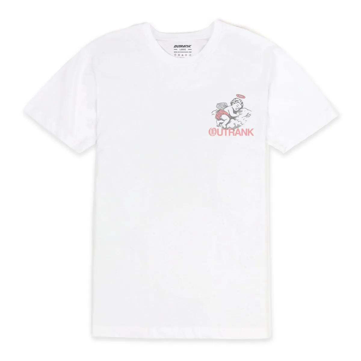 Outrank Losing Sleep White Tee