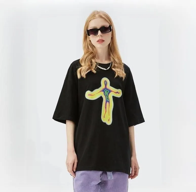 Oversized Hip Hop Graphic T-Shirt