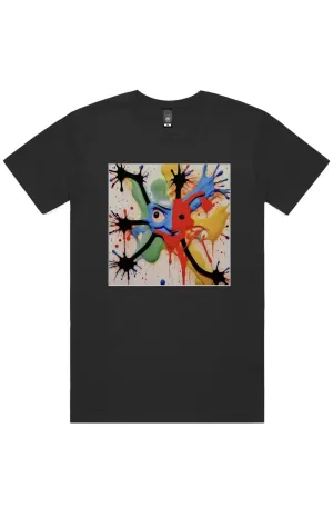 Paint Splatter Monster Short Sleeve Staple T-Shirt