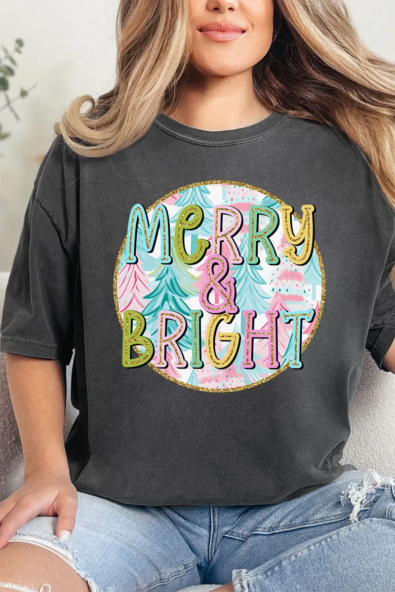 Pastel Merry And Bright Comfort Colors Adult Ring-Spun Cotton Tee