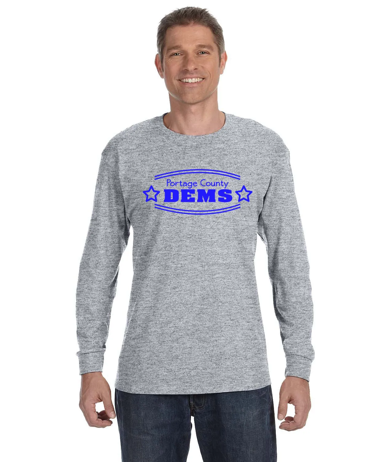 PC Dems Long Sleeve T-Shirt (Front Only)