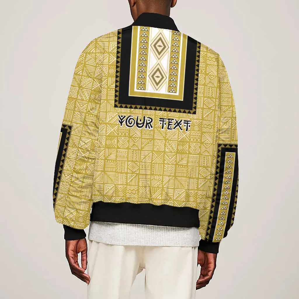 Personalized African Dashiki Bomber Jacket - Mudcloth Style DT02
