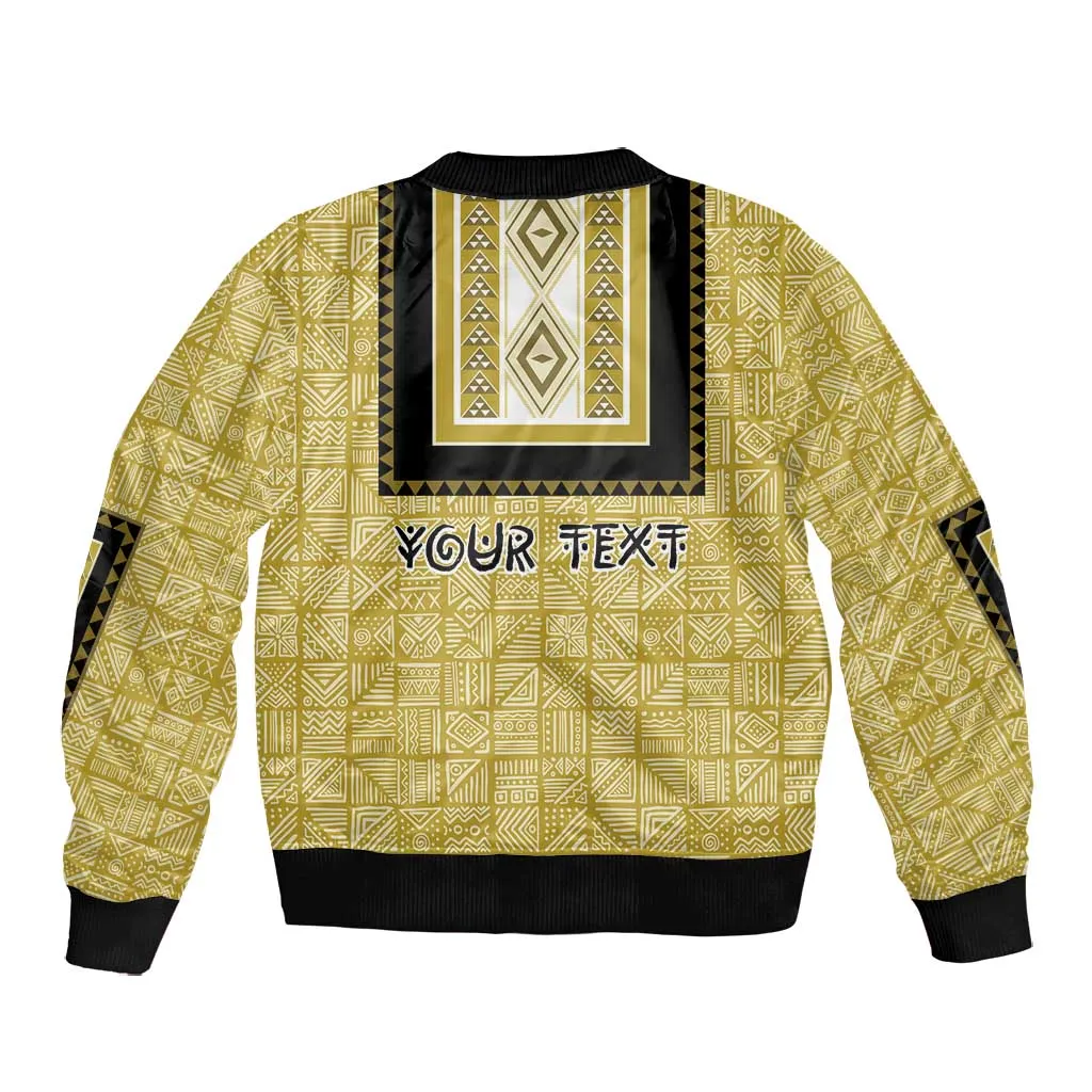 Personalized African Dashiki Bomber Jacket - Mudcloth Style DT02