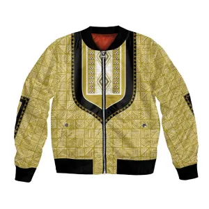 Personalized African Dashiki Bomber Jacket - Mudcloth Style DT02