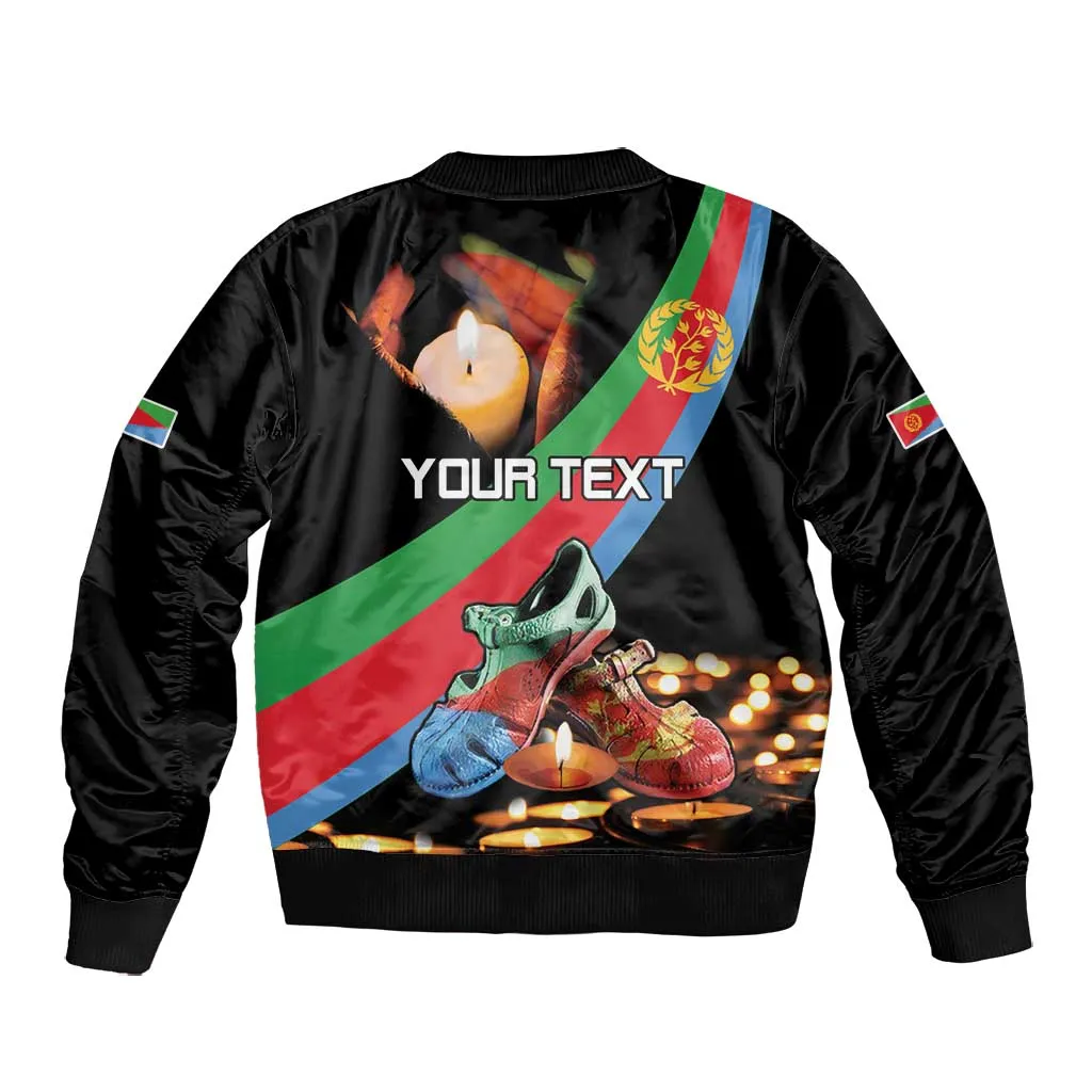 Personalized Eritrea Martyrs Day Bomber Jacket Candlelight Vigil Remembering Our Heroes LT15