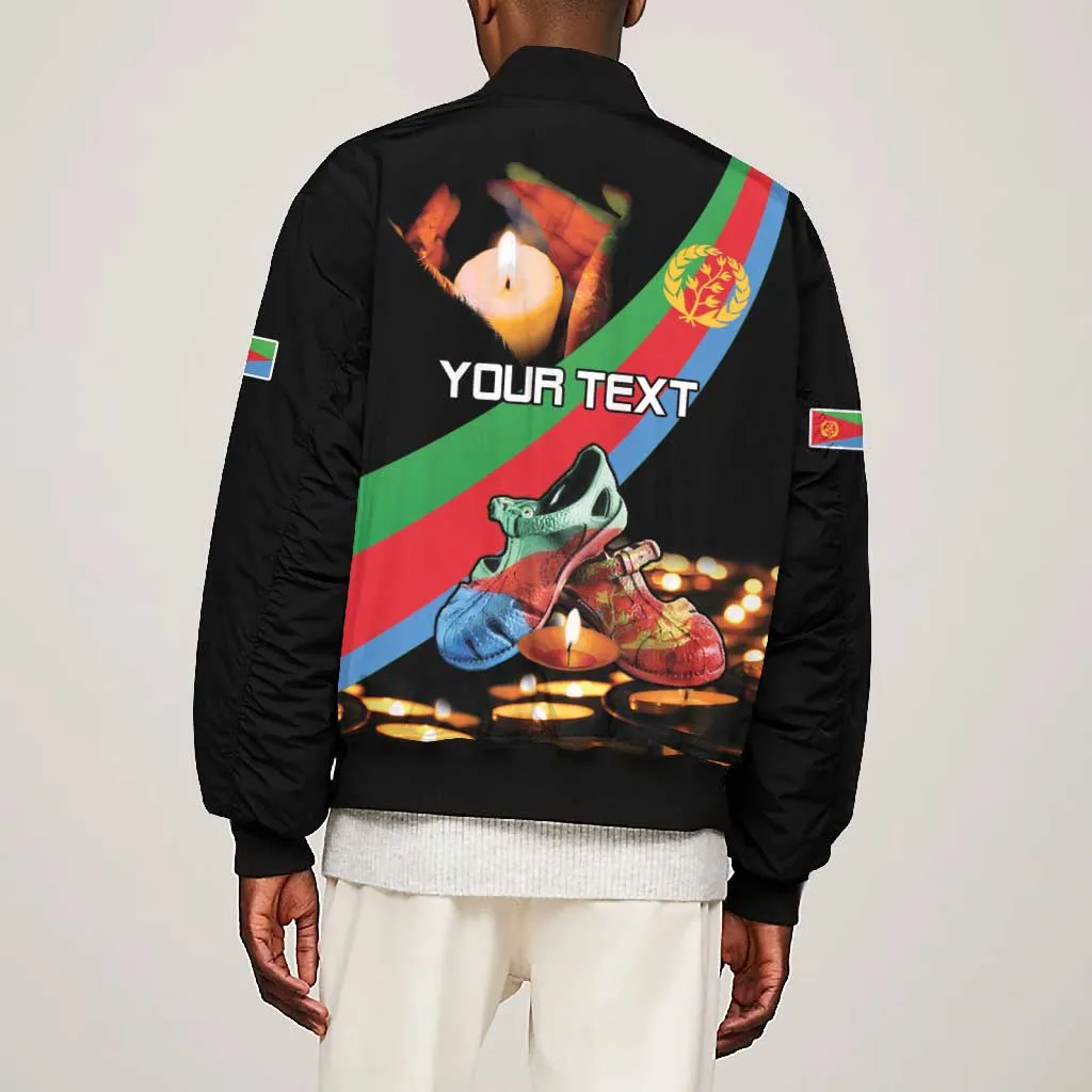 Personalized Eritrea Martyrs Day Bomber Jacket Candlelight Vigil Remembering Our Heroes LT15