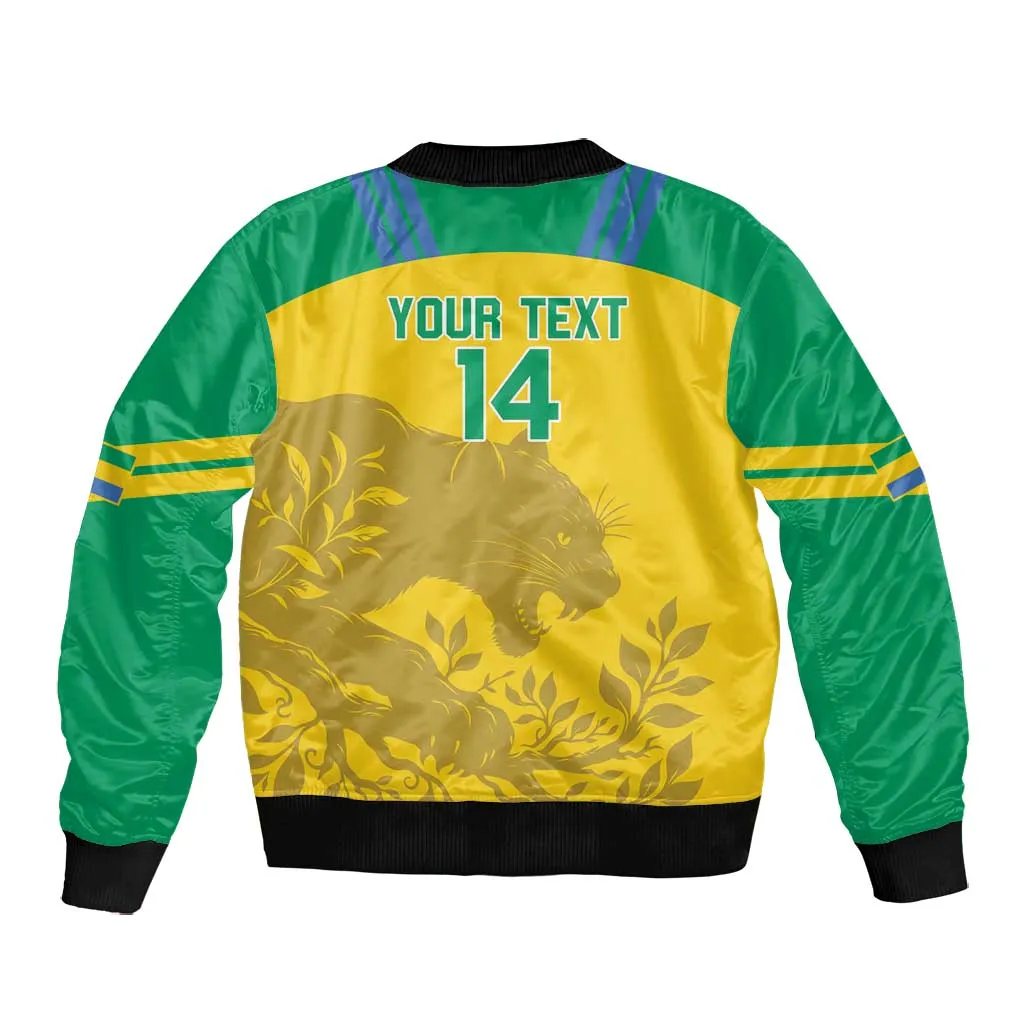 Personalized Gabon Football Bomber Jacket Allez Les Pantheres LT14
