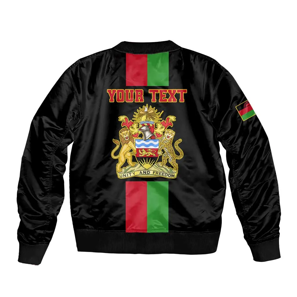 Personalized Malawi Bomber Jacket with Coat of Arms Flag Style LT01