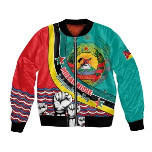 Personalized Mozambique Independence Day Bomber Jacket - June 25, Mozambiki Emblem LT01