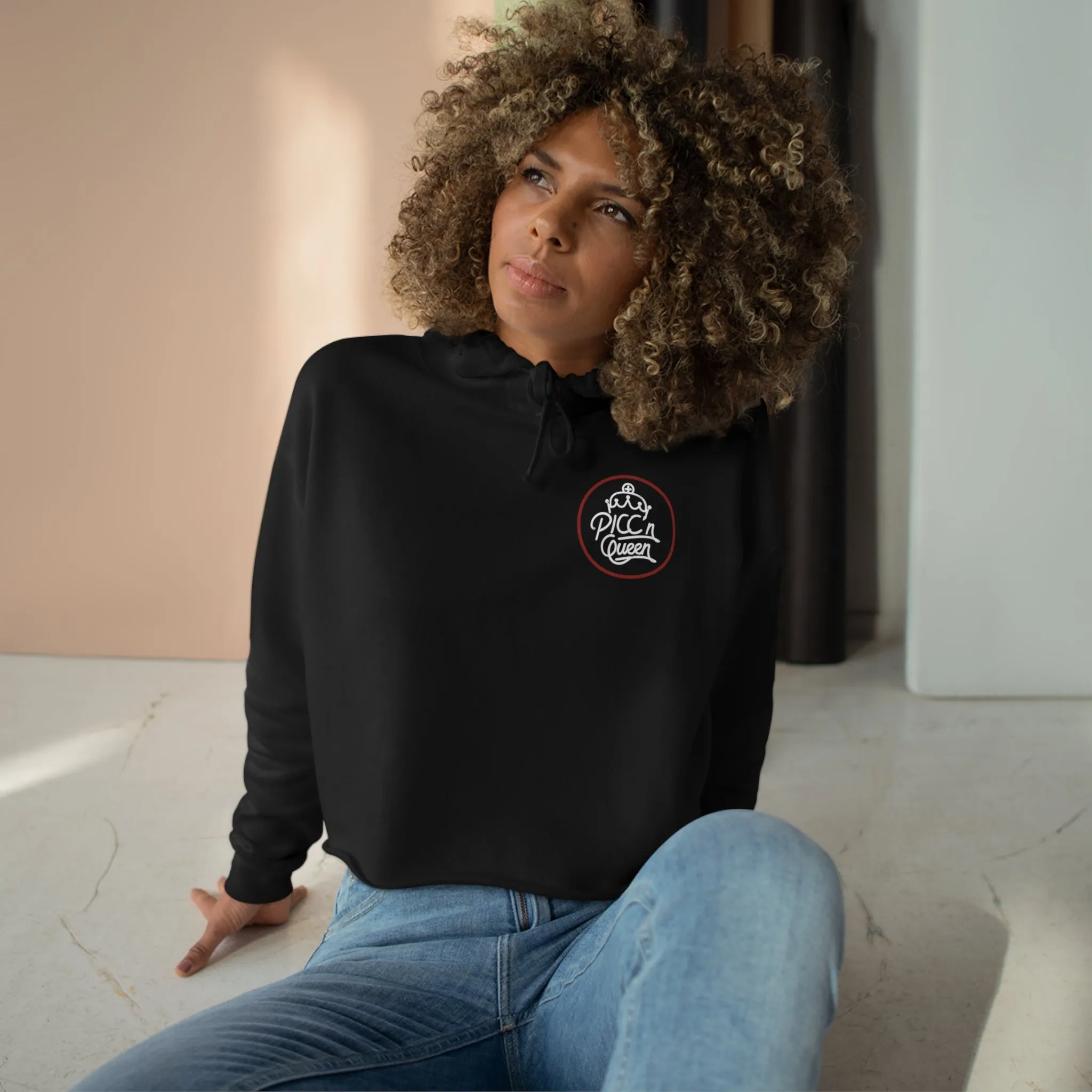 PICC’n Queen Crop Hoodie