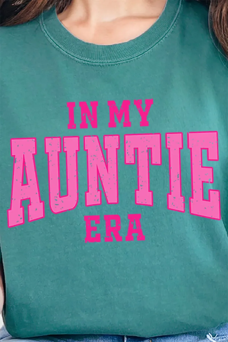 Pink In My Auntie Era Comfort Colors Adult Ring-Spun Cotton Tee