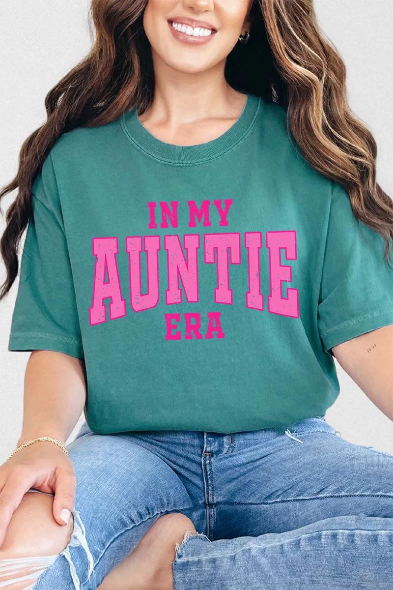 Pink In My Auntie Era Comfort Colors Adult Ring-Spun Cotton Tee