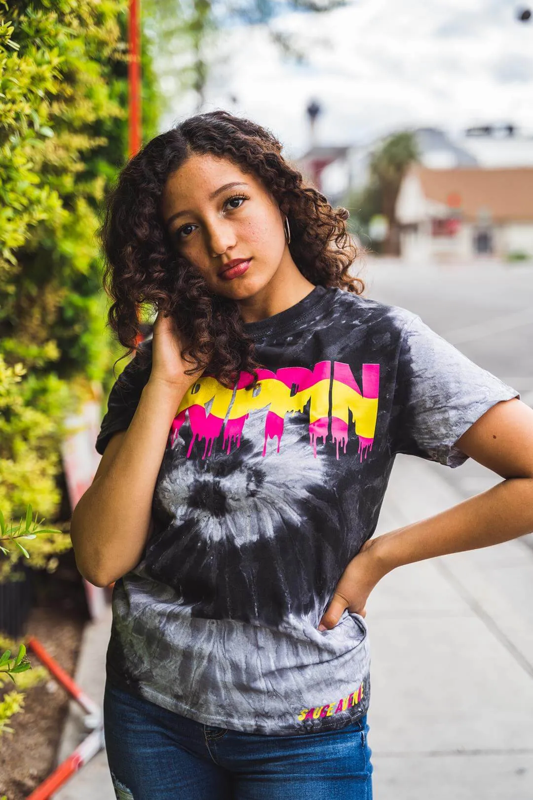 Pink Lemonade Drippin | Black/GrayMill Tee