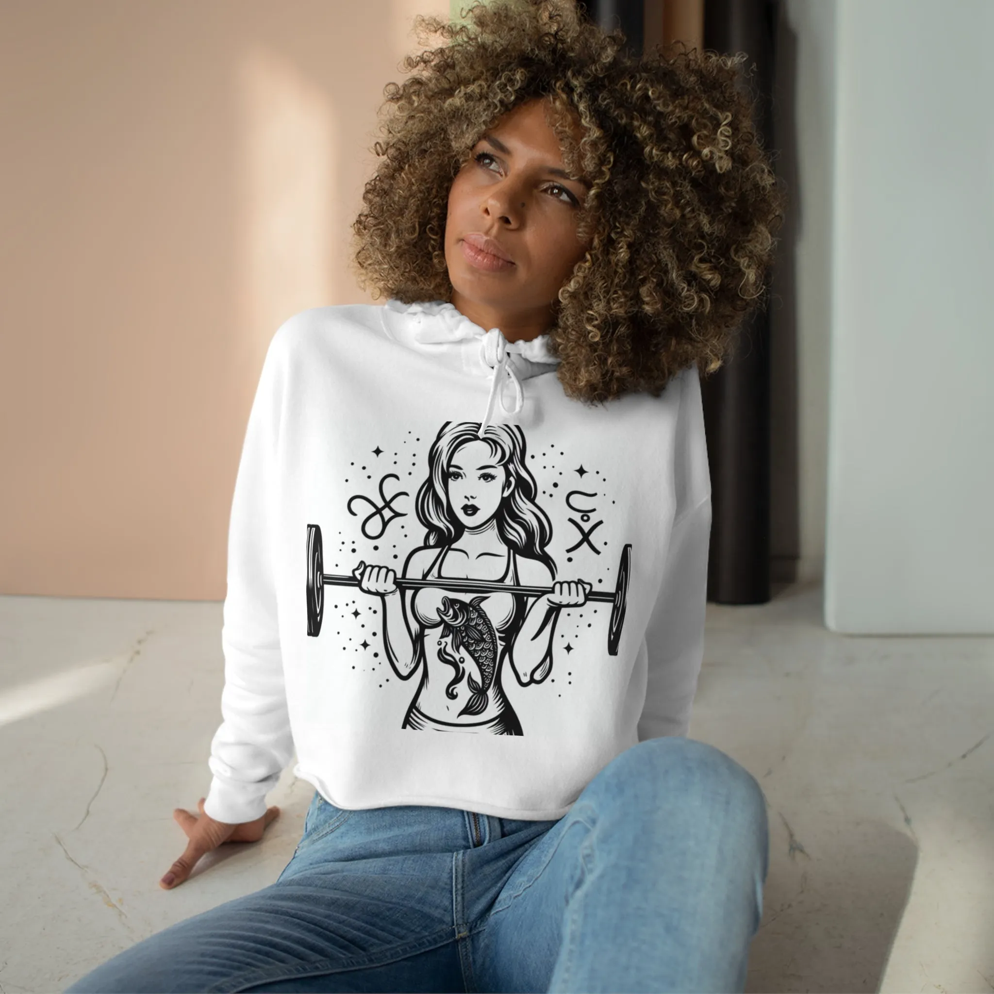 Pisces Crop Hoodie