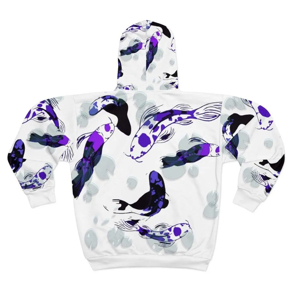 Plumskum Koi Dream AOP Unisex Zip Hoodie