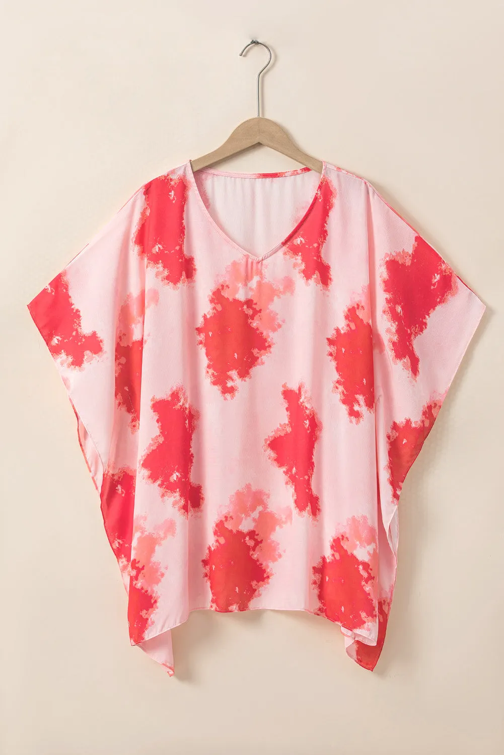 Plus Size Tie-dye Tunic Top