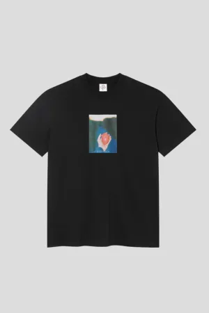 POLAR SKATE TEE HEART IN HAND - BLACK