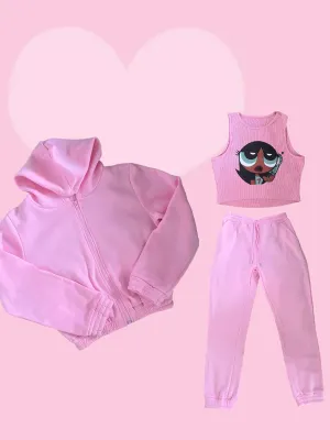 PowerPuffGirl Pink Sweatsuit 💕