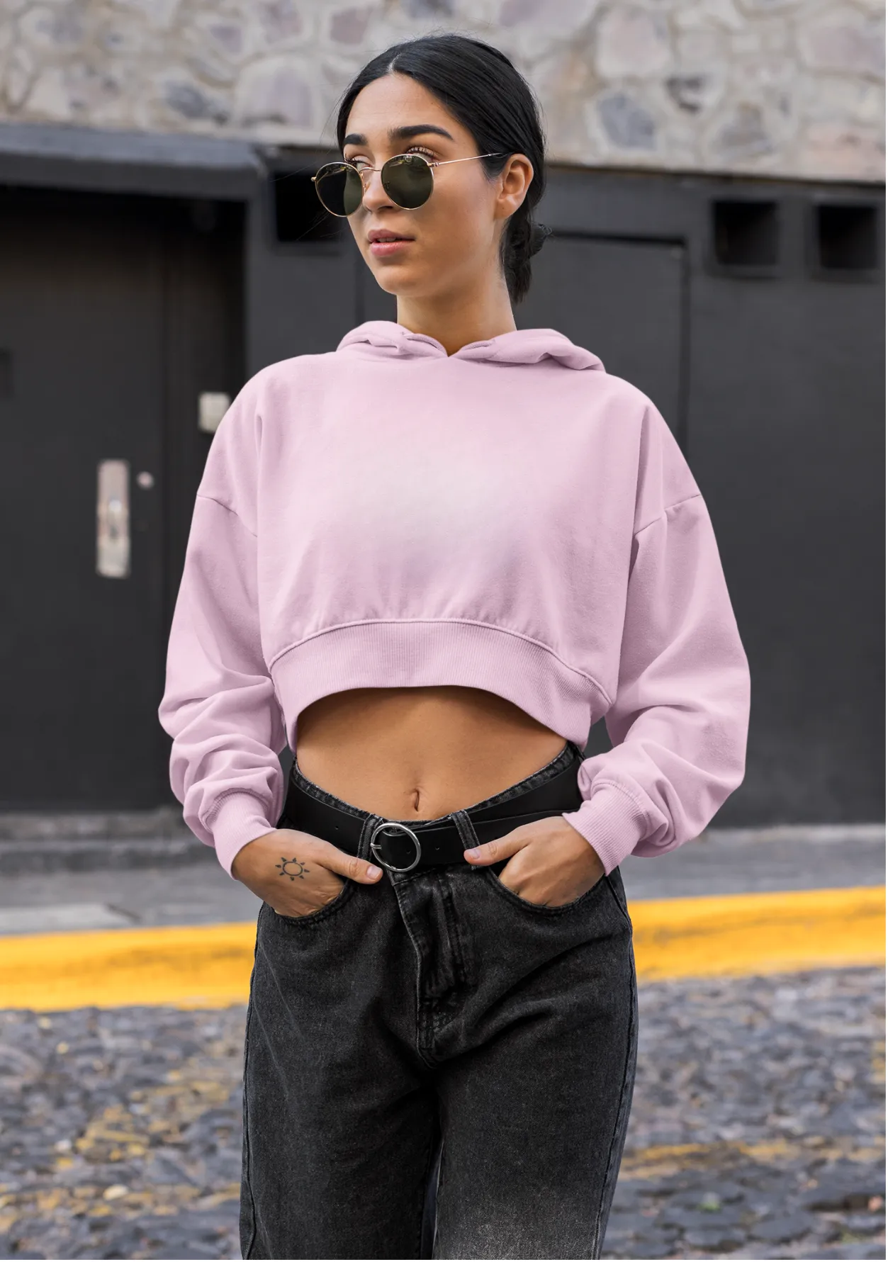 Premium Classic Crop Hoddies