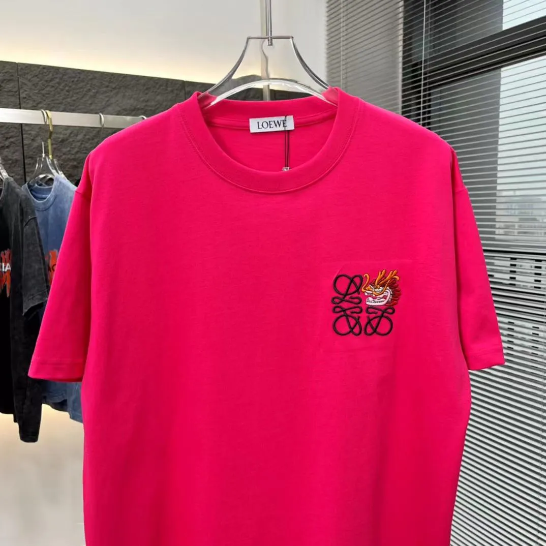Premium Drop Shoulder Embroidered Logo with Dragan Face Tee