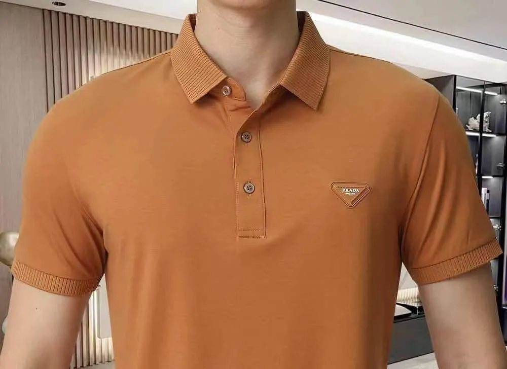 Premium Quality Patch Logo  Polo Collar T-shirt for Men