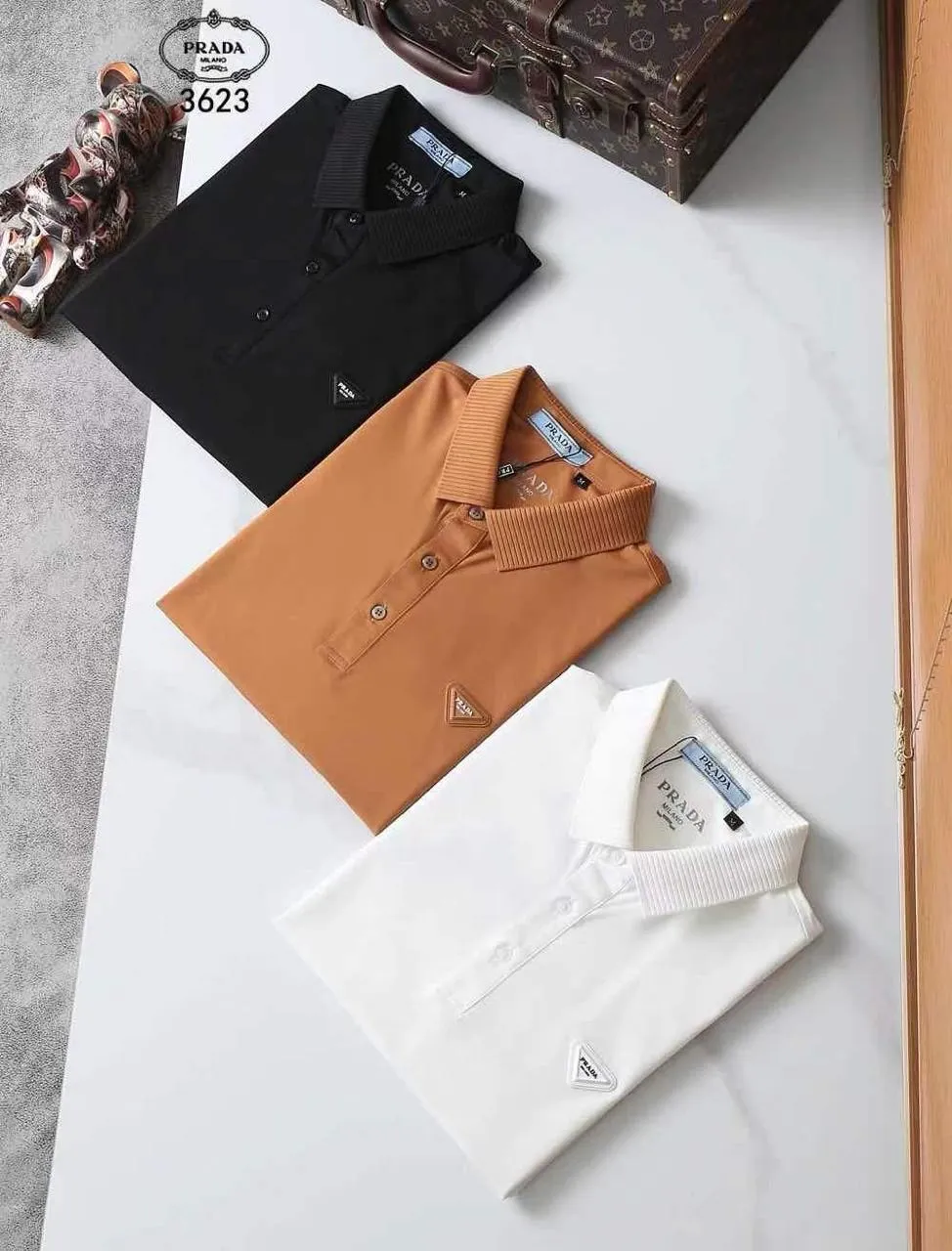 Premium Quality Patch Logo  Polo Collar T-shirt for Men
