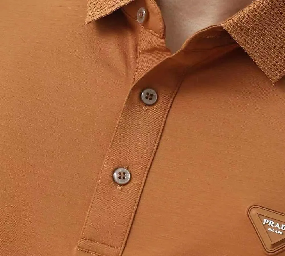 Premium Quality Patch Logo  Polo Collar T-shirt for Men