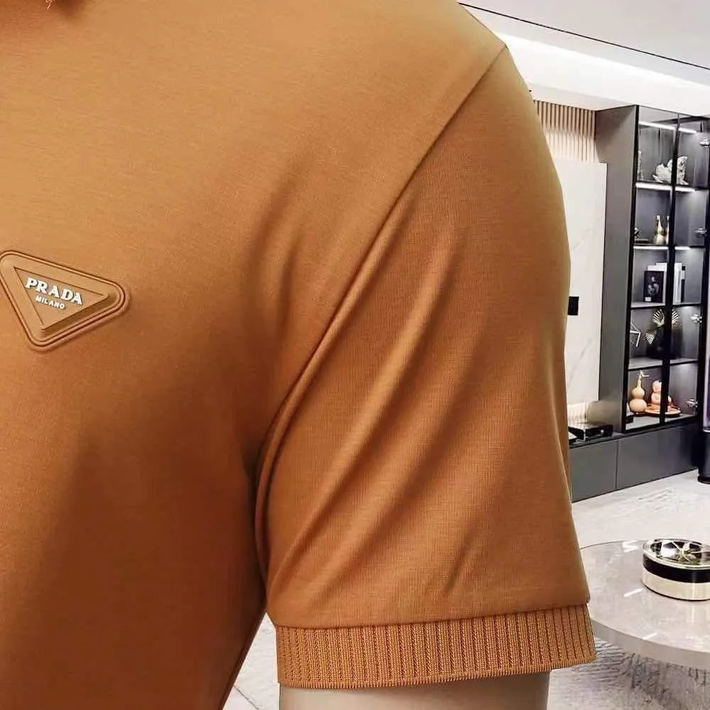 Premium Quality Patch Logo  Polo Collar T-shirt for Men