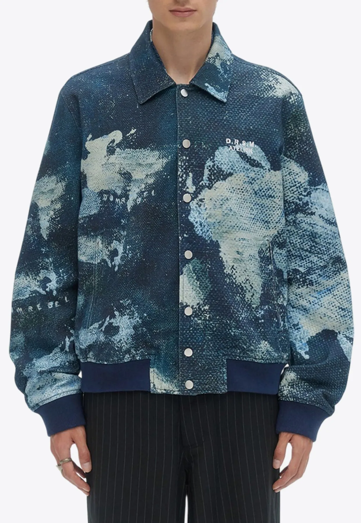 Printed Bomber Jacket