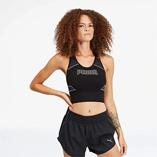 PUMA Women's' Slim T-Shirt (58374101 Black Large), Puma Black