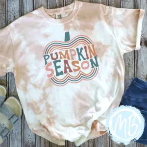 Pumpkin Season Tie Dye Tee or Sweatshirt