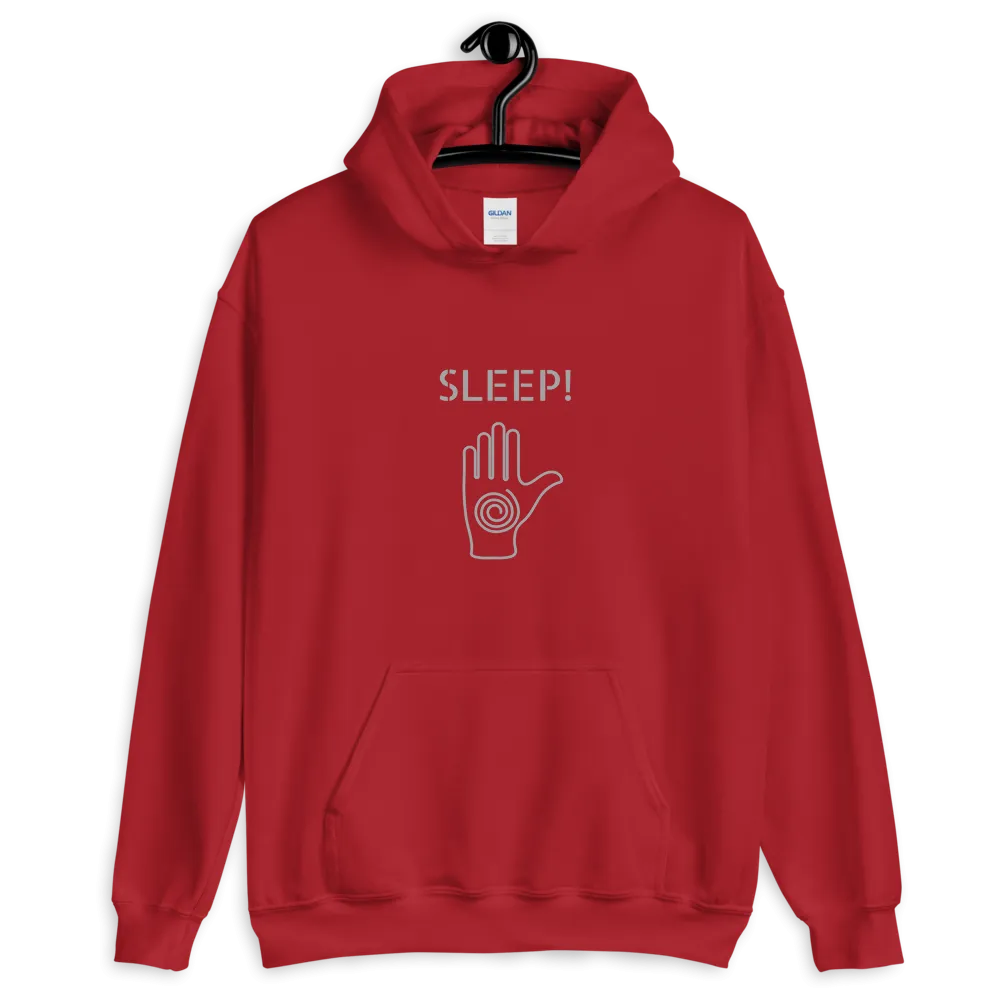 "SLEEP!" Funny Hypnotic Unisex Hoodie