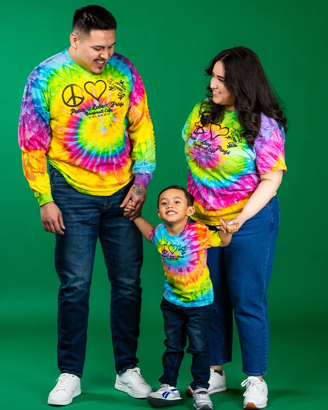 Rainforest Cafe | Peace, Love, Frogs | Adult Tee