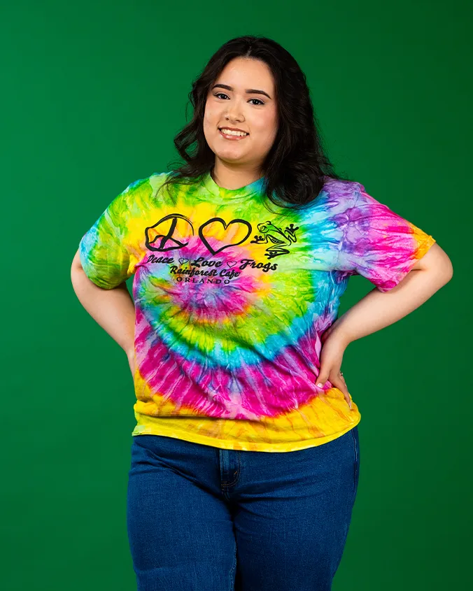 Rainforest Cafe | Peace, Love, Frogs | Adult Tee