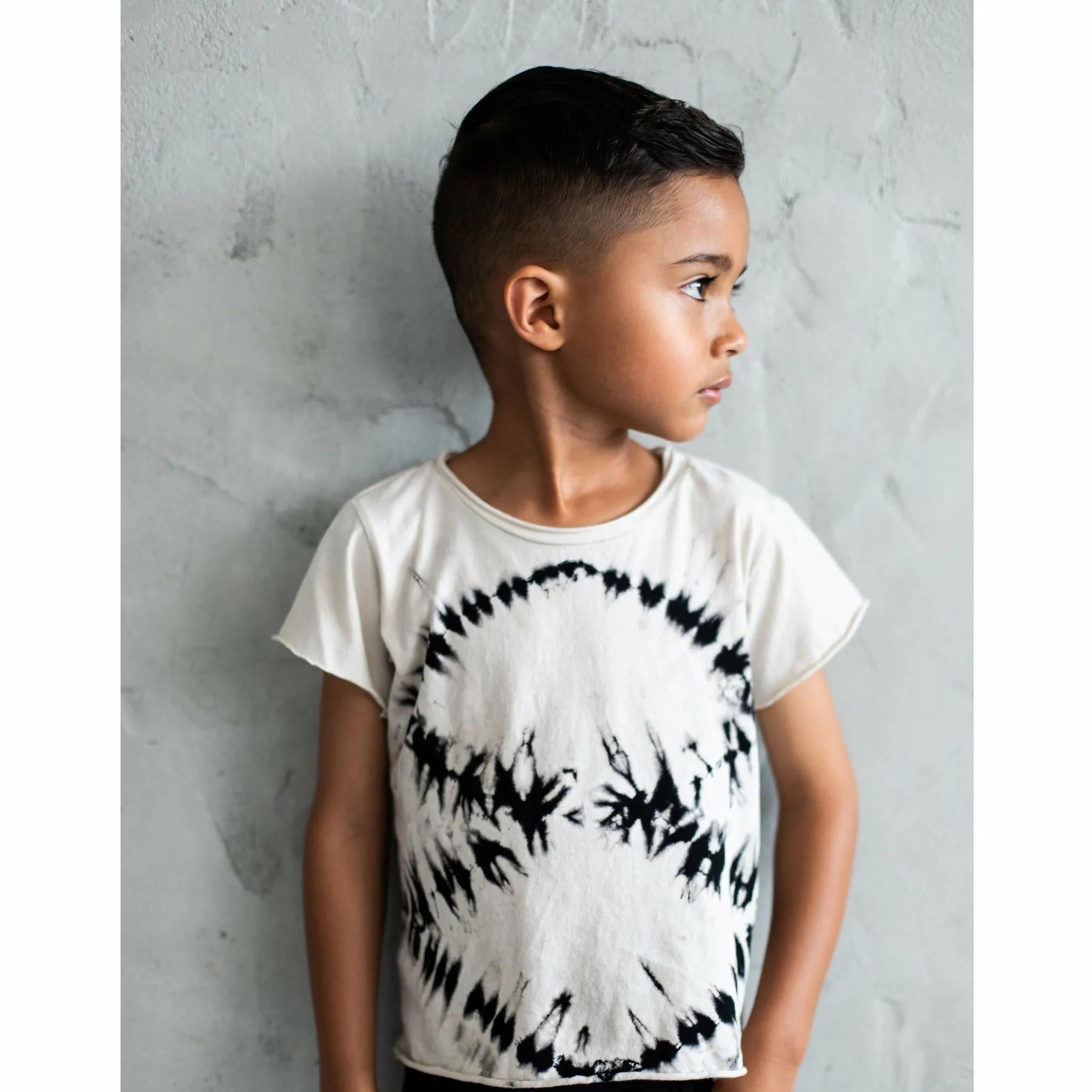 Raw Edge Tee Zebra Light