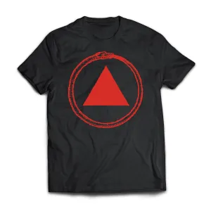 Red Logo Black T-Shirt